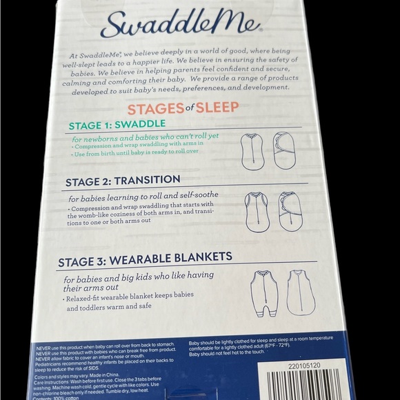 Swaddle Me:Original.  Adjustable baby wrap - Picture 2 of 2